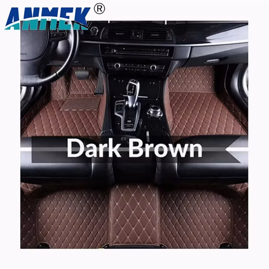 Floor Custom 5D Paper 7D 3D Leather 4 Pieces Waterproof Accessories Diamond Tufted Mat Luxury PVC Anime Car Mats