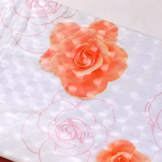 Премиум-легкая прозрачная розовая пластиковая занавеска для душа в ванной комнате, занавеска для душа из ПВХ PEVA с 3D-печатью на заказ